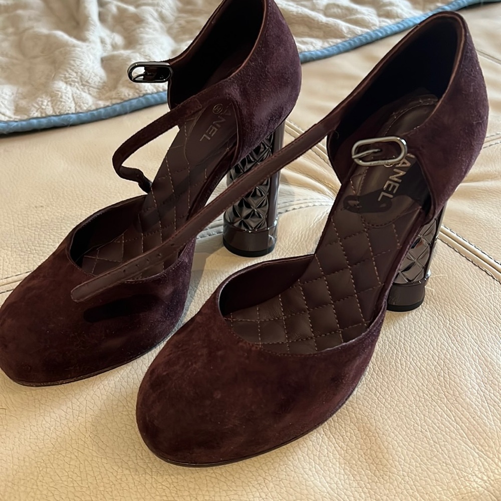 Chanel Dark Purple Pumps